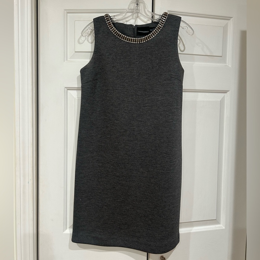 Cynthia Rowley Charcoal Sleeveless Dress